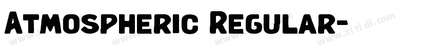 Atmospheric Regular字体转换 Atmospheric Regular字体转换